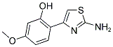 2-(2-AMINO-THIAZOL-4-YL)-5-METHOXY-PHENOL 结构式