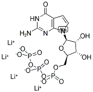 7-DEAZAGUANOSINE-5'-TRIPHOSPHATE LITHIUM SALT 结构式