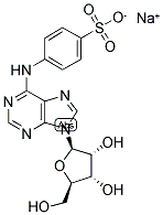N6-对磺酸基苯基腺苷钠盐 结构式
