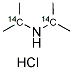 DIISOPROPYLAMINE HYDROCHLORIDE, [2-14C] 结构式