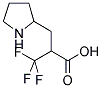 3,3,3-TRIFLUORO-(2-PYRROLIDINYLMETHYL)PROPIONIC ACID 结构式