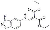 DIETHYL 2-[(1H-INDAZOL-6-YLAMINO)METHYLENE]MALONATE 结构式