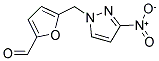 5-(3-NITRO-PYRAZOL-1-YLMETHYL)-FURAN-2-CARBALDEHYDE 结构式