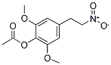 1-(4-ACETOXY-3,5-DIMETHOXYPHENYL)-2-NITROETHANE 结构式