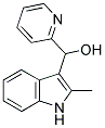 (2-METHYL-1H-INDOL-3-YL)(PYRIDIN-2-YL)METHANOL 结构式