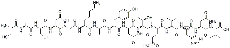 CASDAKAYDTEVHNV 结构式