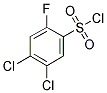 4,5-DICHLORO-2-FLUOROBENZENESULFONYL CHLORIDE 结构式