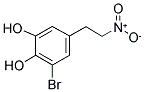 1-(5-Bromo-3,4-dihydroxyphenyl)-2-nitroethane 结构式