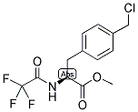 (S)-TFA-4-CHLOROMETHYLPHENYLALANINE METHYL ESTER 结构式