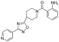 2-(AMINOBENZOYL)-4-[3-(PYRIDIN-4-YL)-1,2,4-OXADIAZOL-5-YL]PIPERIDINE 结构式