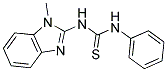 1-(1-METHYL-1H-BENZOIMIDAZOL-2-YL)-3-PHENYL-THIOUREA 结构式