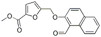 5-(1-FORMYL-NAPHTHALEN-2-YLOXYMETHYL)-FURAN-2-CARBOXYLIC ACID METHYL ESTER 结构式