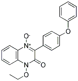 1-ETHOXY-3-(4-PHENOXYPHENYL)QUINOXALIN-2(1H)-ONE 4-OXIDE 结构式