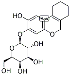 3,4-CYCLOHEXENOESCULETIN-BETA-D-GALACTOPYRANOSIDE 结构式