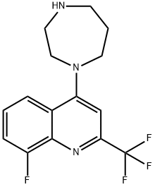 4-(1,4-Diazepan-1-yl)-8-fluoro-2-(trifluoromethyl)quinoline