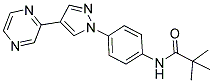 2,2-DIMETHYL-N-[4-(4-(PYRAZIN-2-YL)-1H-PYRAZOL-1-YL)PHENYL]PROPANAMIDE 结构式