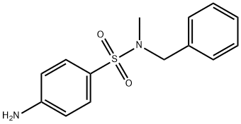 4-氨基-N-(苄基)-N-甲基-苯磺酰胺 结构式