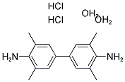 3,3',5,5'-TETRAMETHYLBENZIDINE DIHYDROCHLORIDE DIHYDRATE 结构式