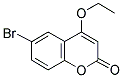6-BROMO-4-ETHOXYCOUMARIN 结构式