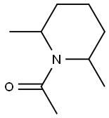 1-(2,6-DIMETHYL-PIPERIDIN-1-YL)-ETHANONE 结构式