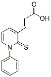 3-(1-PHENYL-2-THIOXO-1,2-DIHYDROPYRIDIN-3-YL)ACRYLIC ACID 结构式