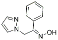 1-Phenyl-2-pyrazol-1-yl-ethanone oxime 结构式