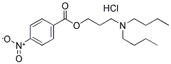 N,N-DI-N-BUTYL-N-3-[4-(NITROBENZOYLOXY)PROPYL]AMMONIUM CHLORIDE 结构式