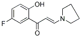 1-(5-FLUORO-2-HYDROXYPHENYL)-3-(1-PYRROLIDINYL)-2-PROPEN-1-ONE 结构式