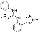 N-(2-METHOXYPHENYL)-N'-[2-(1-METHYL-1H-PYRAZOL-4-YL)PHENYL]UREA 结构式