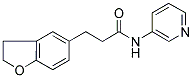 3-(2,3-DIHYDROBENZOFURAN-5-YL)-N-(PYRIDIN-3-YL)PROPANAMIDE 结构式