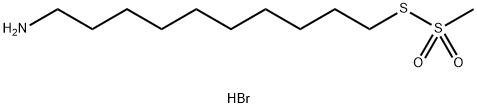 10-AMINODECYLMETHANETHIOSULFONATE, HYDROBROMIDE 结构式