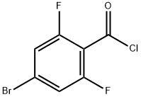 4-溴-2,6-二氟苯甲酰氯 结构式