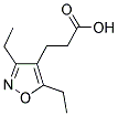 3-(3,5-DIETHYL-ISOXAZOL-4-YL)-PROPIONIC ACID 结构式