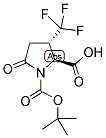 BOC-(2S, 3S)-PYROGLUT(3-CF3) 结构式