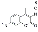 7-DIMETHYLAMINO-4-METHYLCOUMARIN-3-ISOTHIOCYANATE 结构式