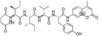 SUC-ILE-ILE-VAL-TYR-AMC 结构式