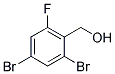 2,4-DIBROMO-6-FLUOROBENZYL ALCOHOL 结构式