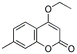 4-Ethoxy-7-methylcoumarin 结构式