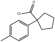 1-P-TOLYL-CYCLOPENTANECARBONYL CHLORIDE 结构式