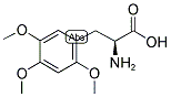 (S)-2-Amino-3-(2,4,5-trimethoxy-phenyl)-propionic acid 结构式