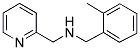 (2-METHYLBENZYL)PYRIDIN-2-YLMETHYLAMINE 结构式