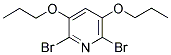 2,6-DIBROMO-3,5-DIPROPOXYPYRIDINE 结构式