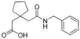 (1-[2-(BENZYLAMINO)-2-OXOETHYL]CYCLOPENTYL)ACETIC ACID 结构式