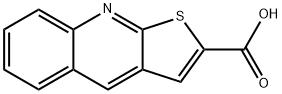 噻吩并[2,3-B]喹啉-2-羧酸 结构式