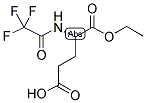 (L)-N-(TRIFLUOROACETYL)GLUTAMIC ACID 1-ETHYL ESTER 结构式