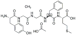 TRY-GLY-GLY-PHE-MET ACETATE SALT HYDRATE 结构式