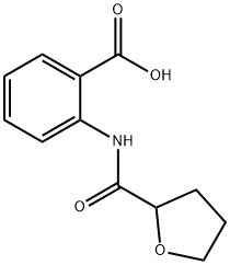 2-[(TETRAHYDRO-FURAN-2-CARBONYL)-AMINO]-BENZOIC ACID 结构式