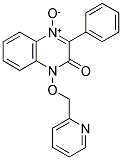 3-PHENYL-1-(PYRIDIN-2-YLMETHOXY)QUINOXALIN-2(1H)-ONE 4-OXIDE 结构式