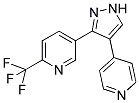 3-[4-(PYRIDIN-4-YL)-1H-PYRAZOL-3-YL]-6-(TRIFLUOROMETHYL)PYRIDINE 结构式