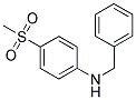 N-BENZYL-N-[4-(METHYLSULFONYL)PHENYL]AMINE 结构式